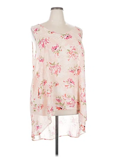Torrid Sleeveless Blouse In Pink