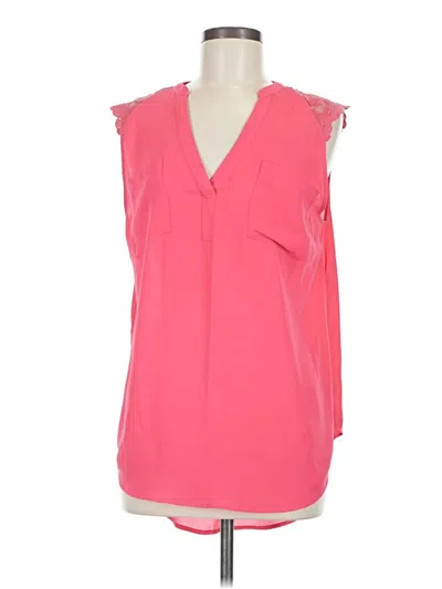Pre-owned Torrid Sleeveless Blouse In Pink