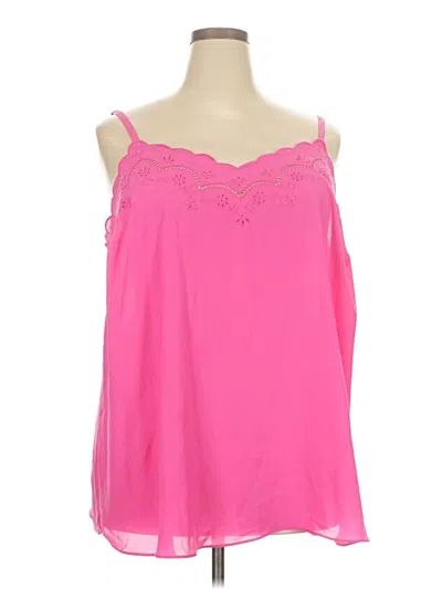 Pre-owned Torrid Sleeveless Blouse In Pink