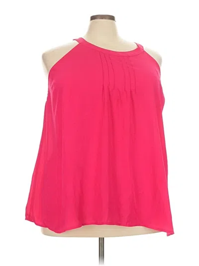 Pre-owned Torrid Sleeveless Blouse In Pink