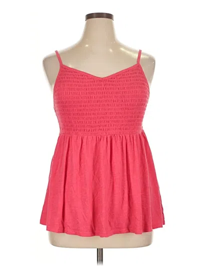 Pre-owned Torrid Sleeveless Blouse In Pink