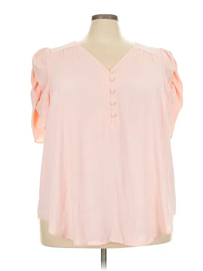 Pre-owned Torrid Sleeveless Blouse In Pink