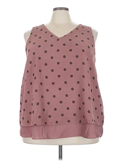 Pre-owned Torrid Sleeveless Blouse In Pink