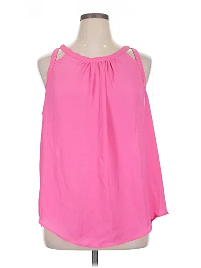 Pre-owned Torrid Sleeveless Blouse In Pink