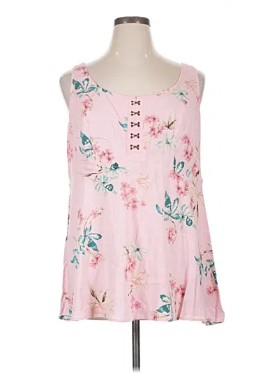 Pre-owned Torrid Sleeveless Blouse In Pink