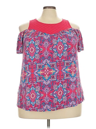 Pre-owned Torrid Sleeveless Blouse In Pink