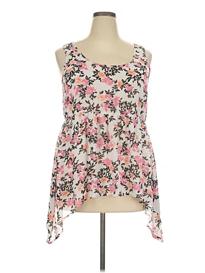 Pre-owned Torrid Sleeveless Blouse In Pink