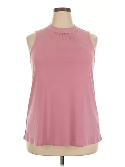 Pre-owned Torrid Sleeveless Blouse In Pink