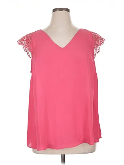 Pre-owned Torrid Sleeveless Blouse In Pink