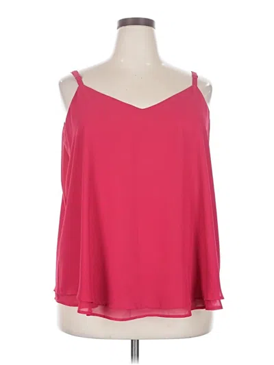 Pre-owned Torrid Sleeveless Blouse In Pink