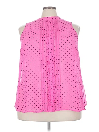 Pre-owned Torrid Sleeveless Blouse In Pink