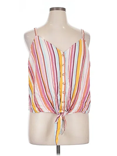 Pre-owned Torrid Sleeveless Blouse In Pink