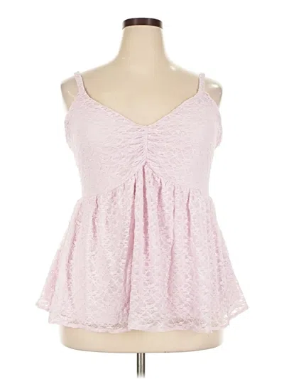 Pre-owned Torrid Sleeveless Blouse In Pink