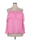 Torrid Sleeveless Blouse In Pink