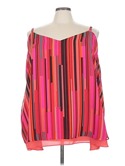 Pre-owned Torrid Sleeveless Blouse In Pink