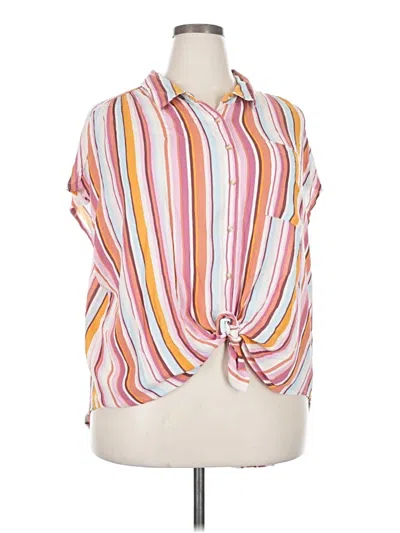 Pre-owned Torrid Sleeveless Blouse In Pink