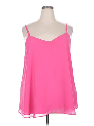 Pre-owned Torrid Sleeveless Blouse In Pink