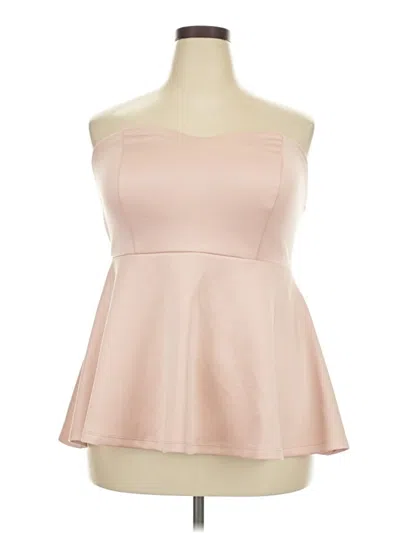 Pre-owned Torrid Sleeveless Blouse In Pink