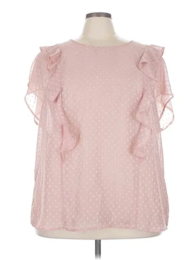 Pre-owned Torrid Sleeveless Blouse In Pink
