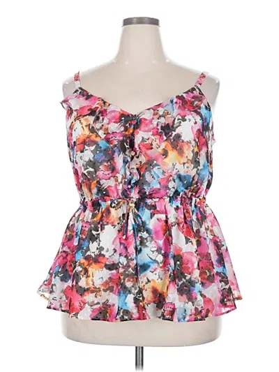 Pre-owned Torrid Sleeveless Blouse In Pink