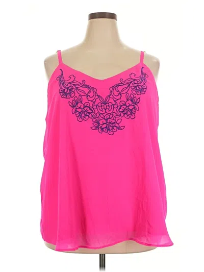 Pre-owned Torrid Sleeveless Blouse In Pink