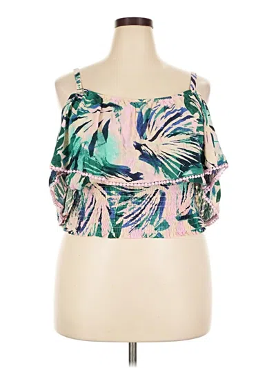Torrid Sleeveless Blouse In Pink