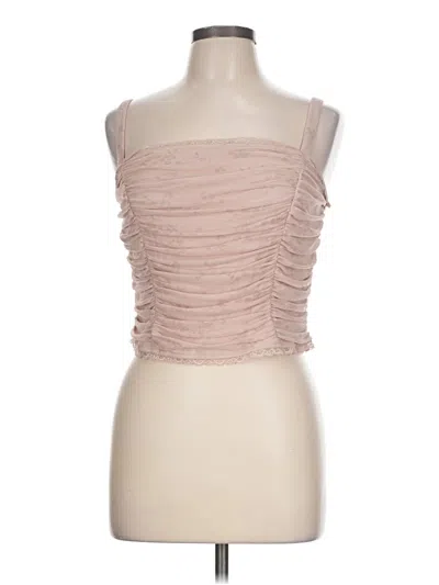 Torrid Sleeveless Blouse In Pink