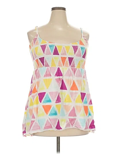 Pre-owned Torrid Sleeveless Blouse In Pink