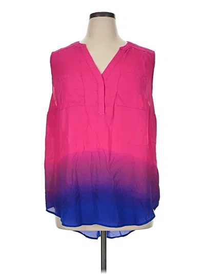 Pre-owned Torrid Sleeveless Blouse In Pink