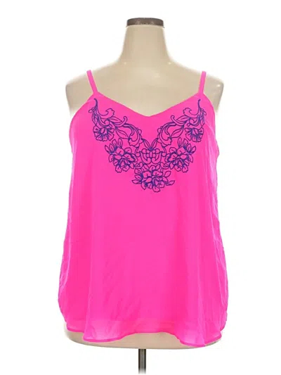 Pre-owned Torrid Sleeveless Blouse In Pink