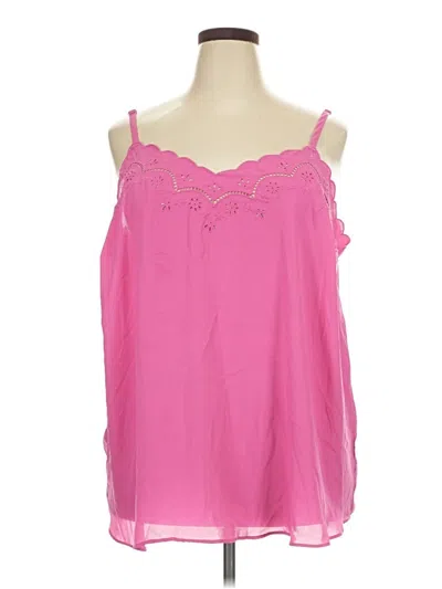 Pre-owned Torrid Sleeveless Blouse In Pink