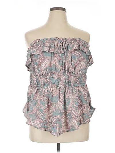 Torrid Sleeveless Blouse In Pink