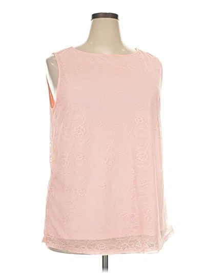 Torrid Sleeveless Blouse In Pink