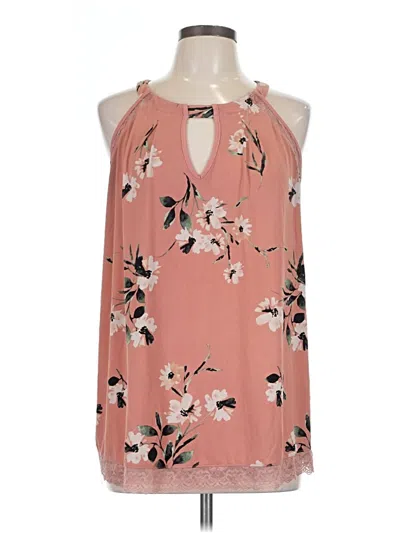 Pre-owned Torrid Sleeveless Blouse In Pink