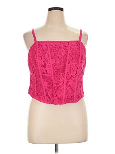 Torrid Sleeveless Blouse In Pink