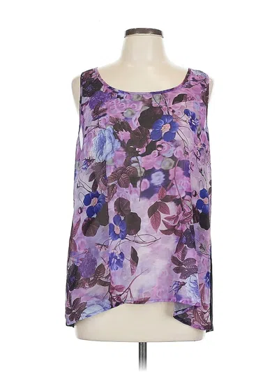 Pre-owned Torrid Sleeveless Blouse In Purple