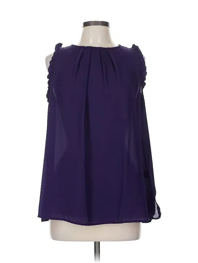Pre-owned Torrid Sleeveless Blouse In Purple