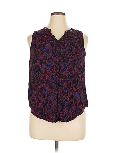 Pre-owned Torrid Sleeveless Blouse In Purple