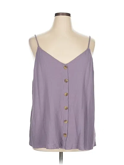 Pre-owned Torrid Sleeveless Blouse In Purple