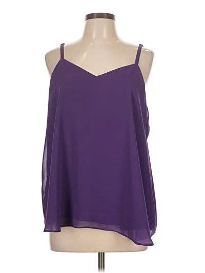 Pre-owned Torrid Sleeveless Blouse In Purple