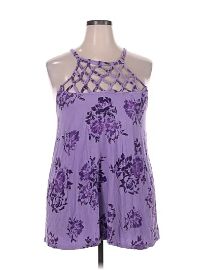 Pre-owned Torrid Sleeveless Blouse In Purple