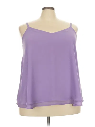 Pre-owned Torrid Sleeveless Blouse In Purple