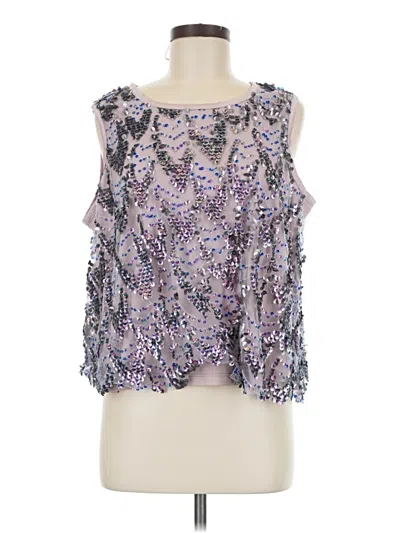 Pre-owned Torrid Sleeveless Blouse In Purple