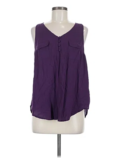 Pre-owned Torrid Sleeveless Blouse In Purple