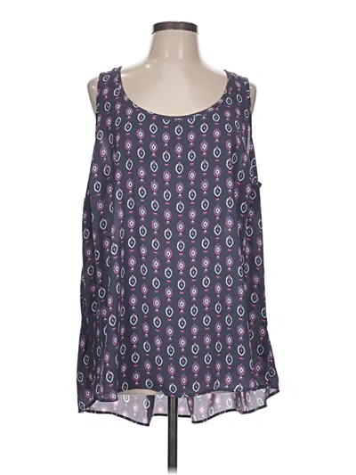 Pre-owned Torrid Sleeveless Blouse In Purple