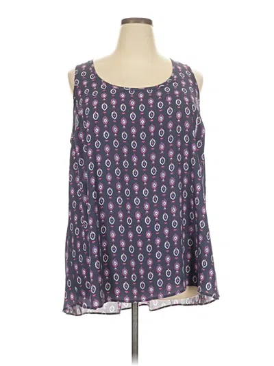 Pre-owned Torrid Sleeveless Blouse In Purple
