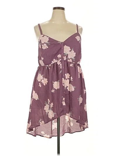 Pre-owned Torrid Sleeveless Blouse In Purple