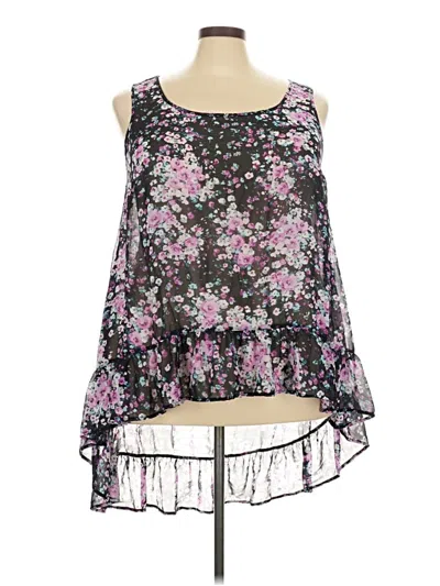 Pre-owned Torrid Sleeveless Blouse In Purple