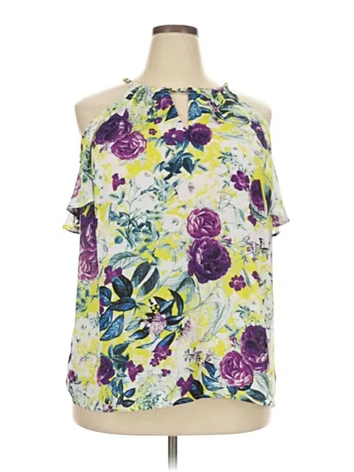 Pre-owned Torrid Sleeveless Blouse In Purple