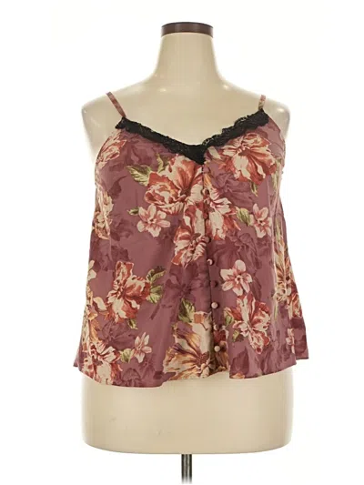 Pre-owned Torrid Sleeveless Blouse In Purple